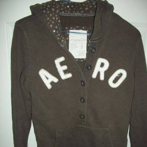 Aeropostale Girls jacket Small 3/4 button up